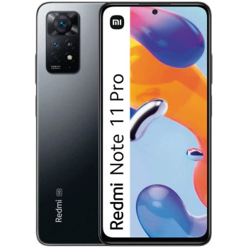 Xiaomi Redmi Note 11 Pro 4G (Graphite Gray, 8GB RAM, 128 GB Storage) 120Hz, FHD+ AMOLED DotDisplay |108mp with 2mp Macro Camera