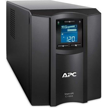 APC by Schneider Electric Smart-UPS SMC SmartConnect (SMC1000IC) Uninterruptible Power Supply 1000VA (Cloud Enabled, 8 Outlets IEC-C13)
