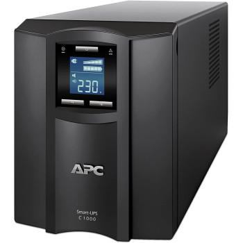 APC Smart-UPS SMC - SMC1000I - Uninterruptible Power Supply 1000VA (Line Interactive, AVR, 8 Outlets IEC-C13, Shutdown Software)