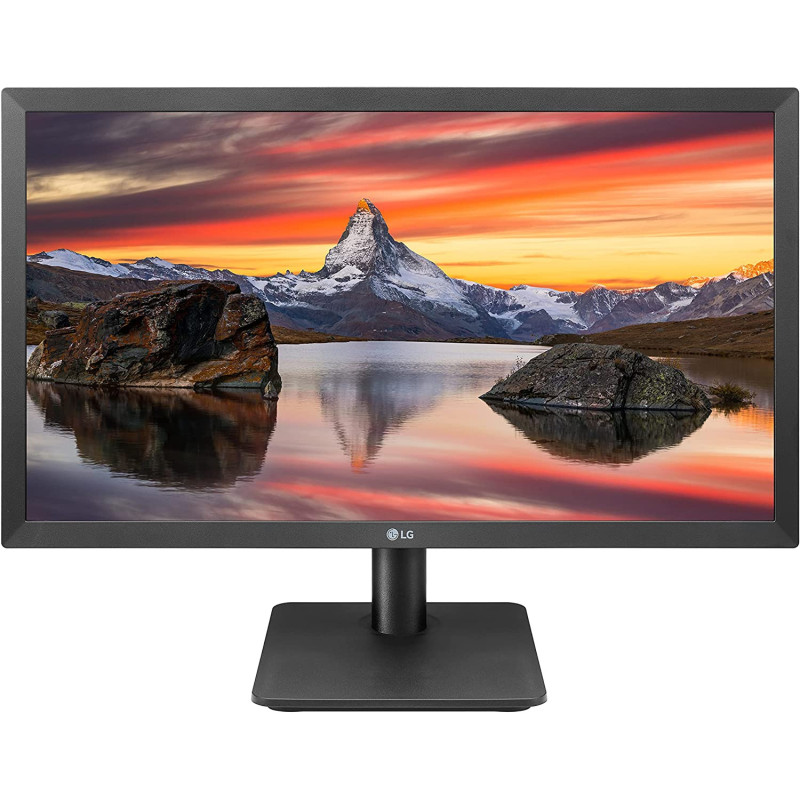 LG 22" Full HD (1920 x 1080) VA Display With AMD FreeSync, OnScreen Control - Black (22MP410-B)