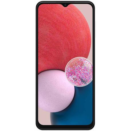 Samsung Galaxy A13 Mobile Phone Dual SIM Android Smartphone 6.6 Inch Infinity-V Display, 4GB RAM, 128GB Storage, White (UAE Version)