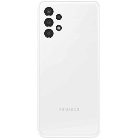 Samsung Galaxy A13 Mobile Phone Dual SIM Android Smartphone 6.6 Inch Infinity-V Display, 4GB RAM, 128GB Storage, White (UAE Version)