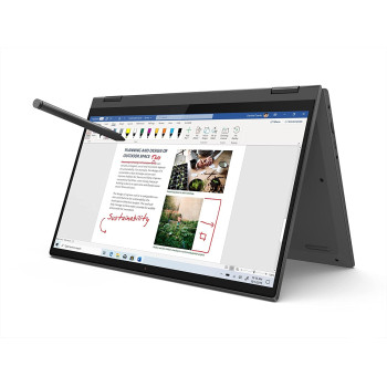 Lenovo Flex 5, 14.0" Fhd Touch, Ryzen 3 5300U, 4Gb Ddr4, 128Gb Ssd, Integrated Graphics, Windows 10 Home S, Eng Arb Backlit Kb, Graphite Grey 82Hu008Dax