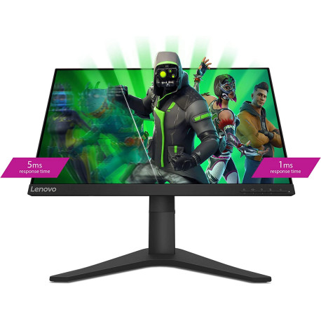 Lenovo 65FEGAC2UK G25-10(C19245FY0) 24.5 inches LED Gaming Monitor With Stand, Raven Black