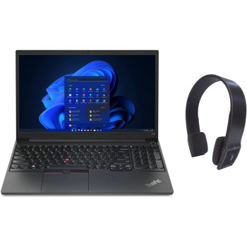 Lenovo 2022 Latest Lenovo ThinkPad E15 Gen 4 Business Laptop 15.6" FHD 300Nits Display 12thGen Core i5-1235u 16GB 2TB Intel Iris Xe Graphics FingerPrint WIN11 Pro Black With Free WIRLESS Bluetooth Headset