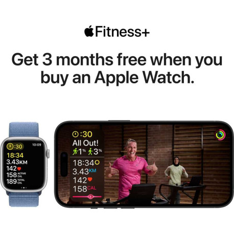 Apple Watch Series 9 GPS + Cellular 41mm Aluminum Case With Sport Band M/L